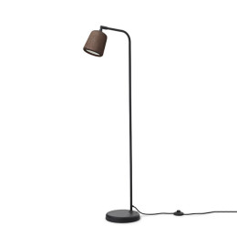 New Works Material Floor Lamp White Marble