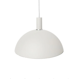 Ferm Living Collect Low Socket Pendant Dome Cashmere Black