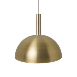 Ferm Living Collect Brass Pendant Dome High Brass