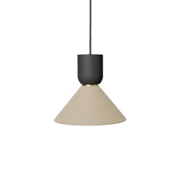 Ferm Living Collect Bell Socket Pendant Bell Black Cashmere