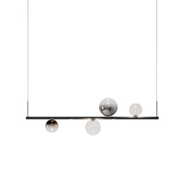 Lodes Random Stick Linear Short Glossy Black