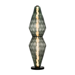 RUBN The Palazzo LED Floor Lamp Smoke Optic Glass