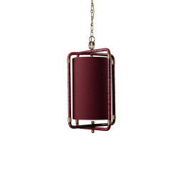 Porta Romana Holden Lantern Pendant Burgundy