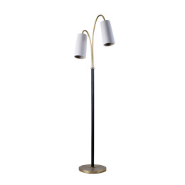 Porta Romana Kelly Floor Lamp Antique Brass