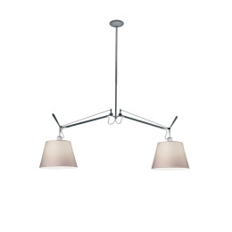 Artemide Tolomeo Basculante Suspension 24 Parchment