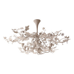 Porta Romana Ivy Shadow Chandelier Forest White