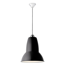 Anglepoise Original 1227 Giant Pendant Light Jet Black Gloss