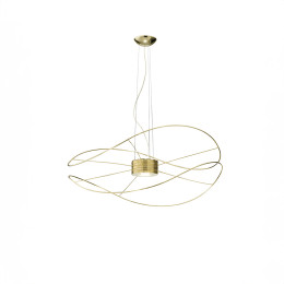 Axolight Hoops LED Suspension Gold 2