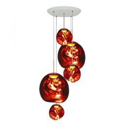 Tom Dixon Melt Cluster Pendants - Copper 