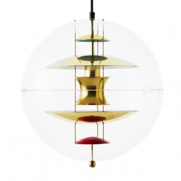 Verpan VP Globe Brass Pendant Light 
