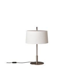 Santa & Cole Diana Menor Table Lamp Satin Nickel